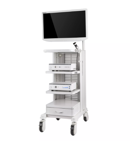 compact endoscopy trolley